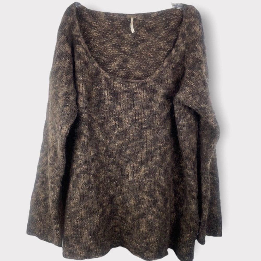 Free People Wool Mohair Blend Oversized Sweater Size Small